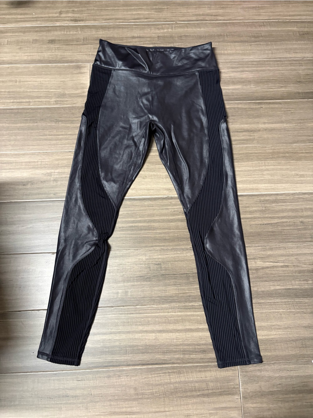Fabletics Moto style black leggings